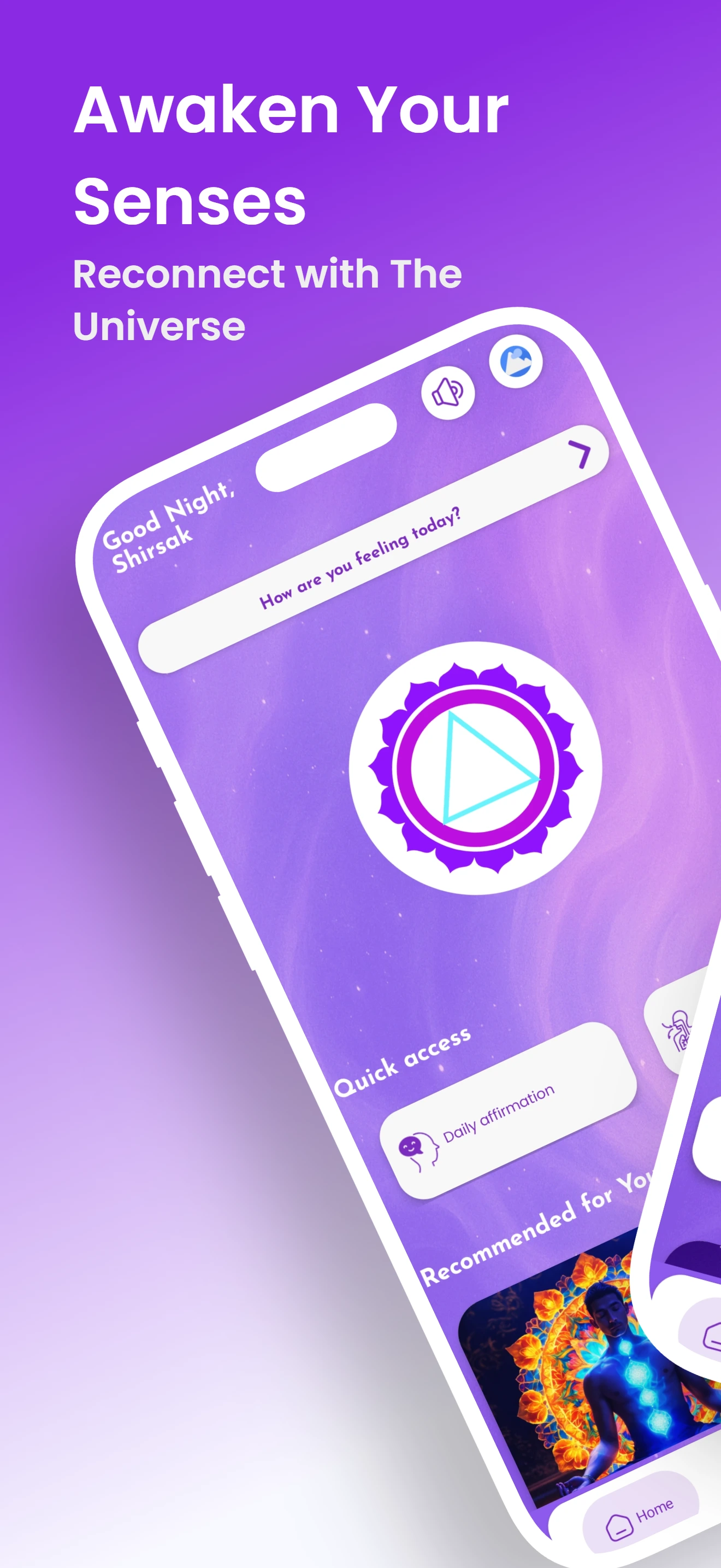 Enlightenment subconscious reprogramming screen